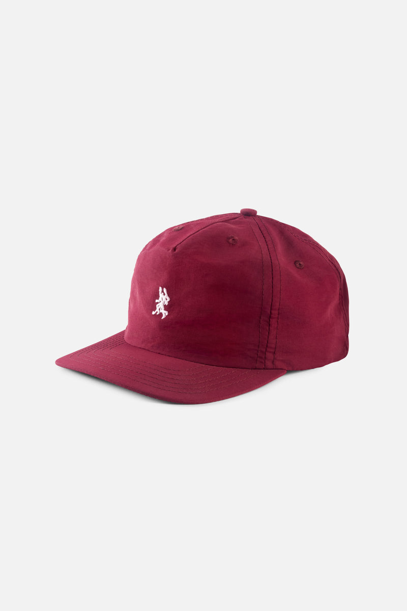 district vision 5 Panel Nylon Hat Maroon