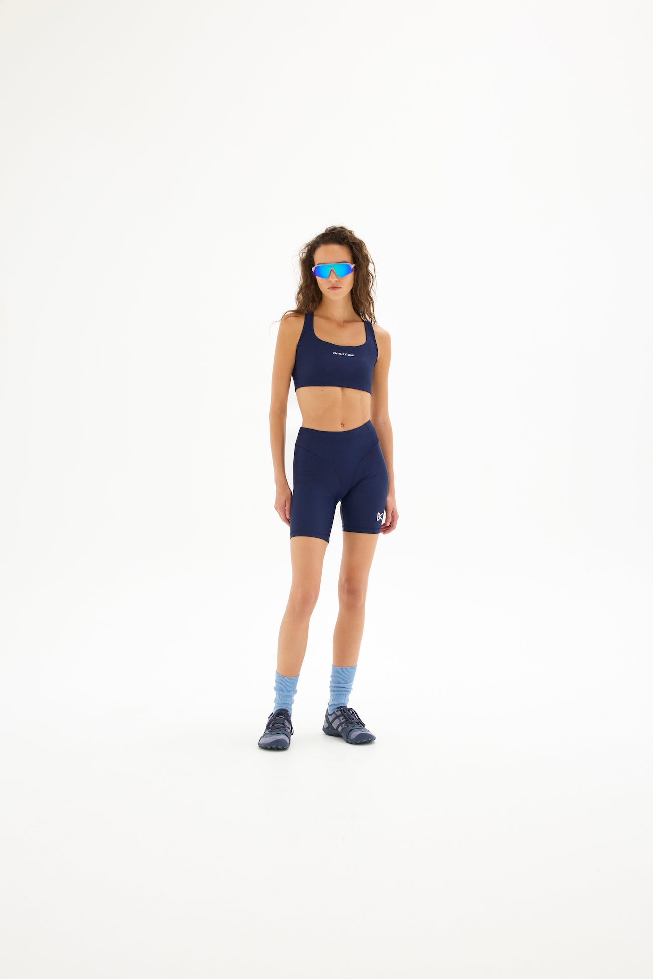 District Vision 7in Pocketed Half-Tights Indigo