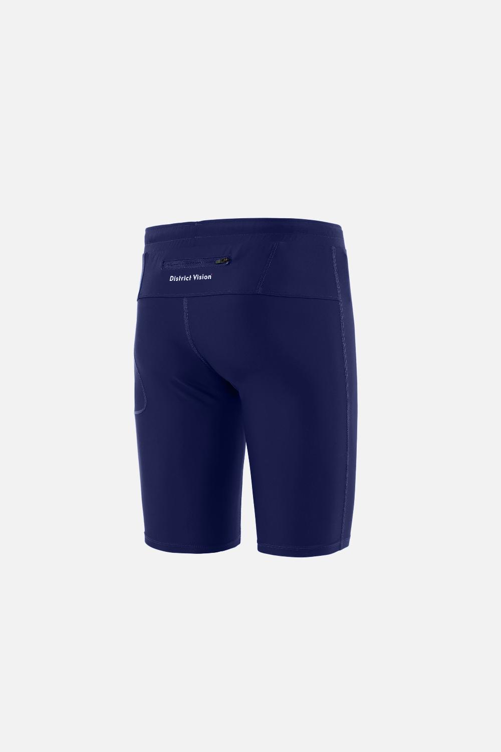 District Vision 9in Recycled Half Tights Indigo