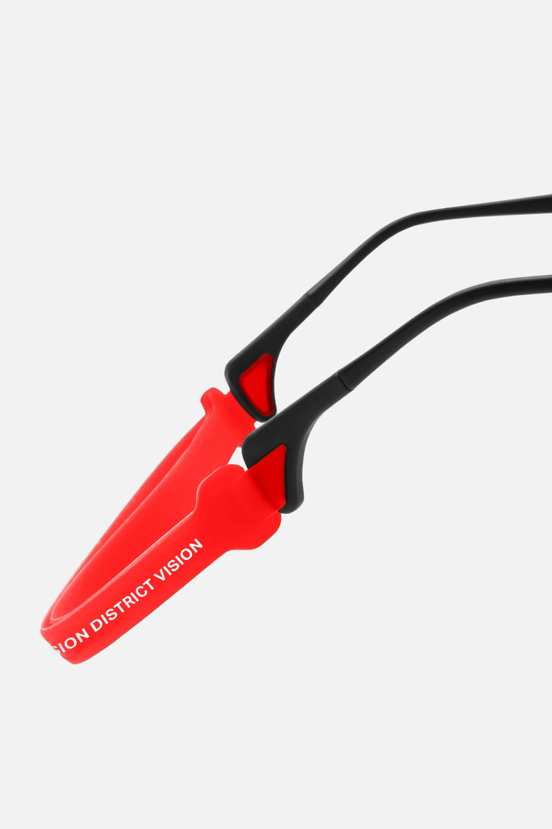 district vision Adjustable Eyewear Strap Red