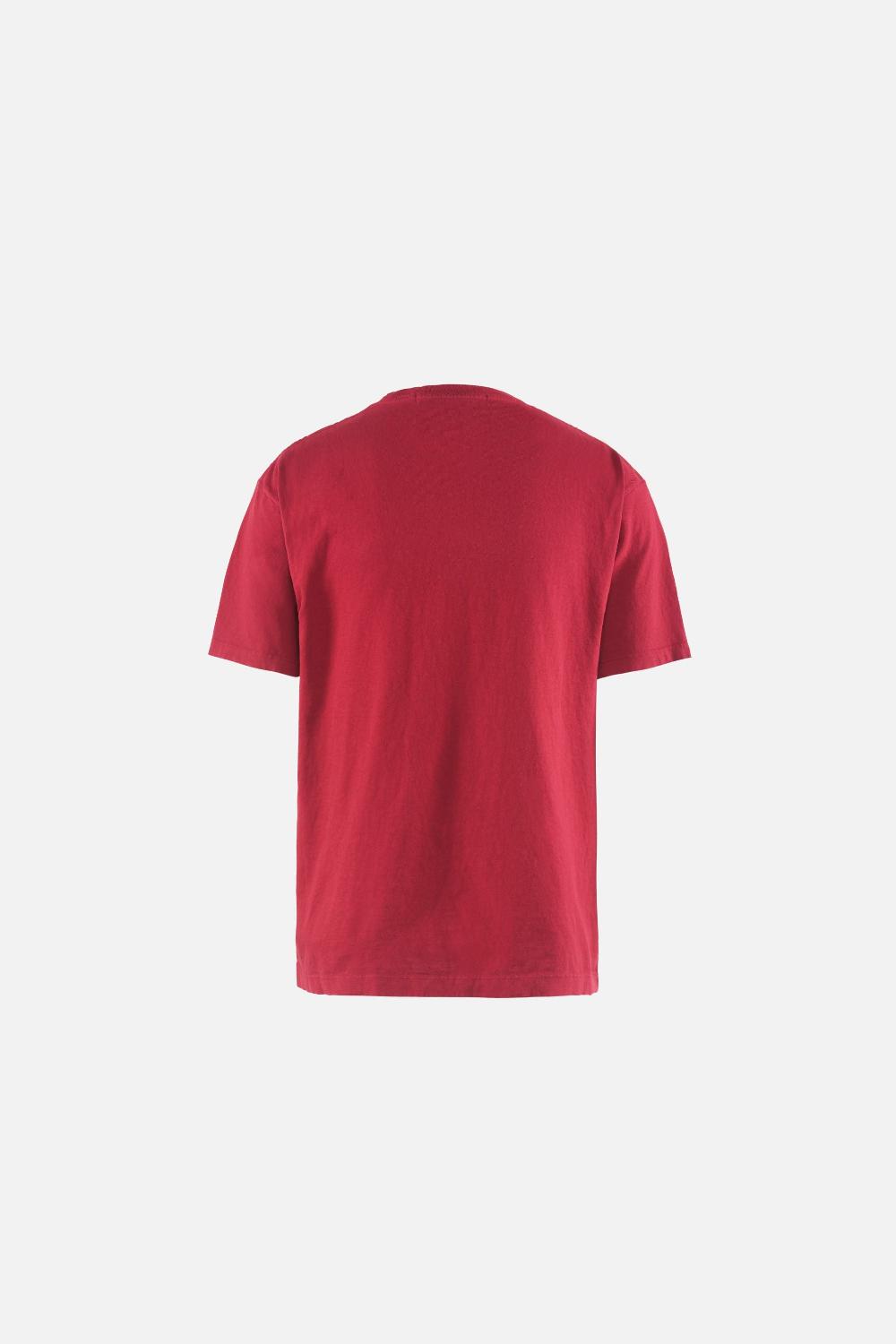 District Vision California Cotton Tee Red Living