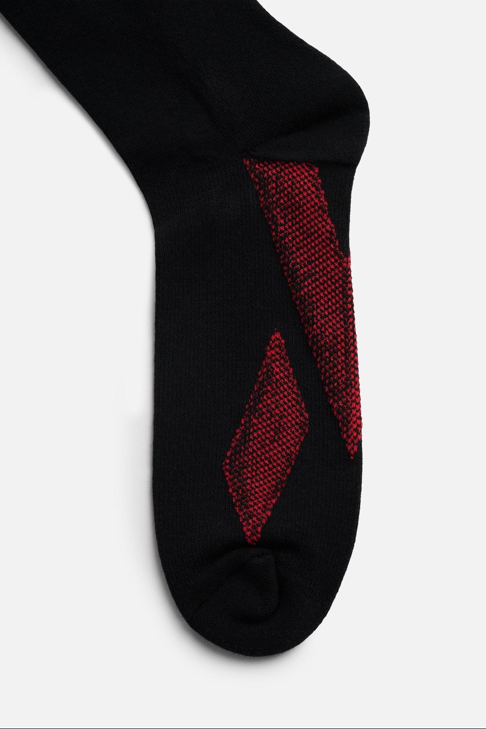 District Vision Cordura® Socks Black/Wordmark