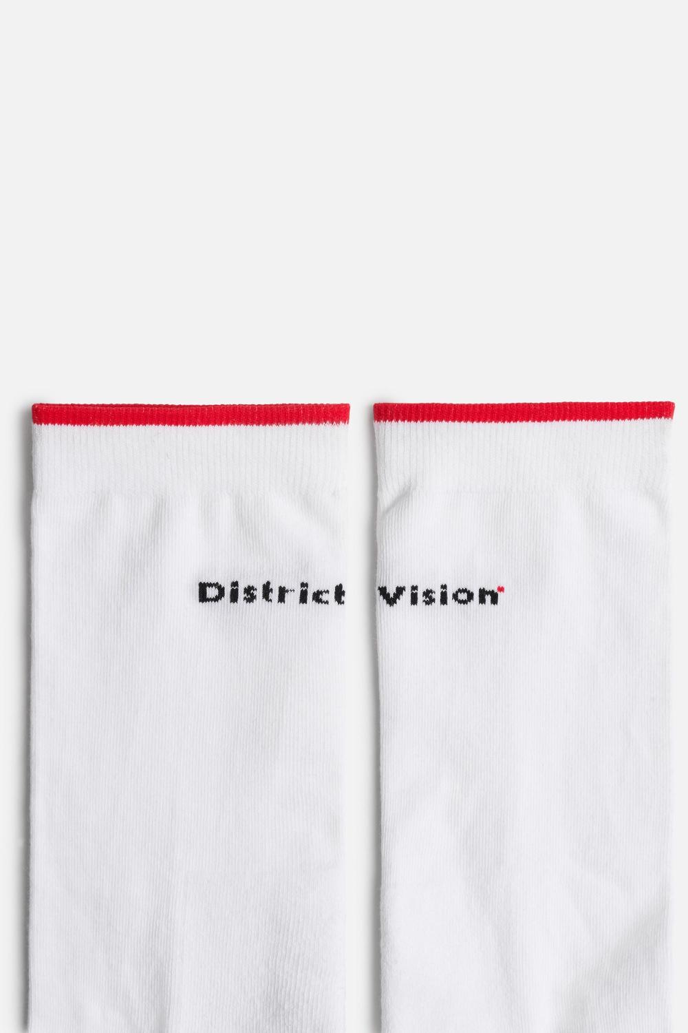 District Vision Cordura® Socks White/Wordmark