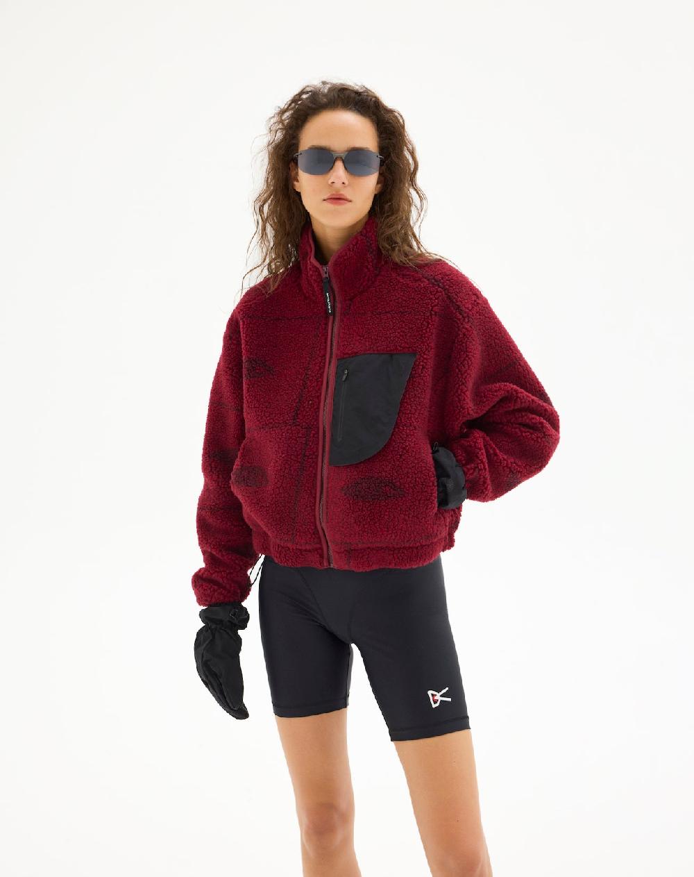 District Vision Cropped Pile Fleece Hollow Visions