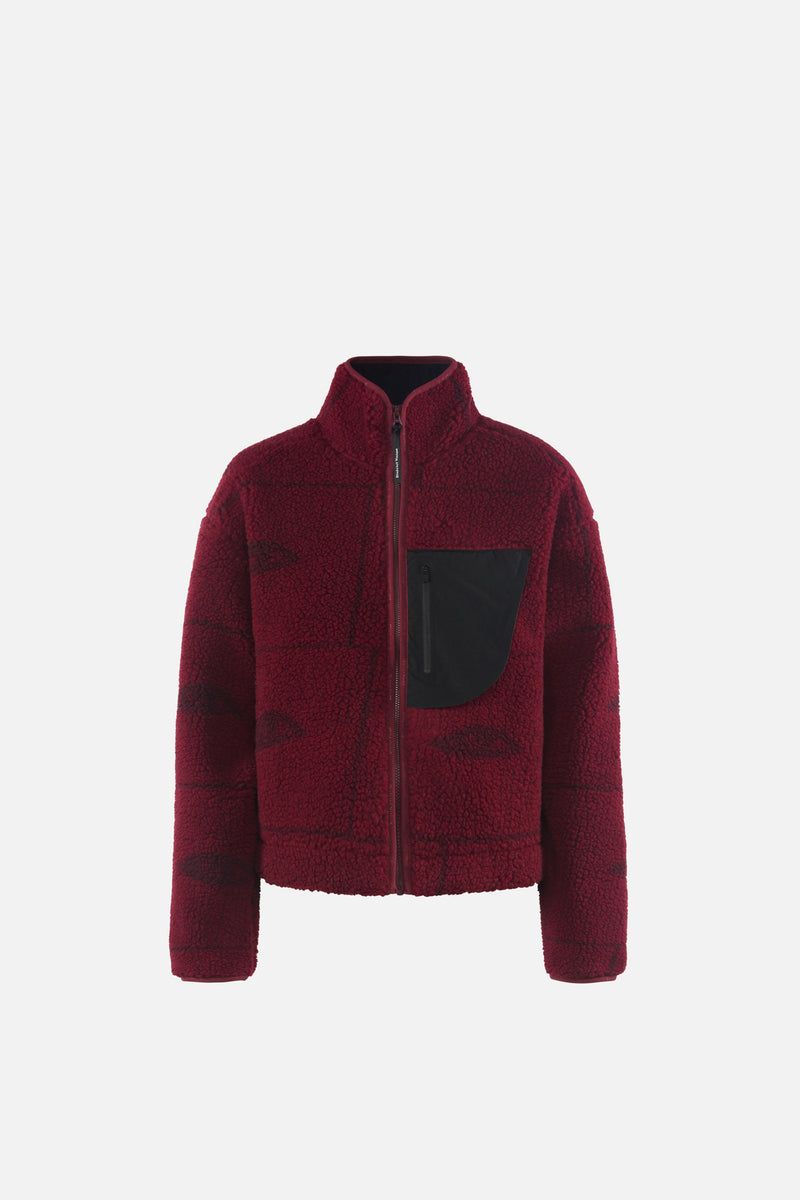 district vision Cropped Pile Fleece Hollow Visions