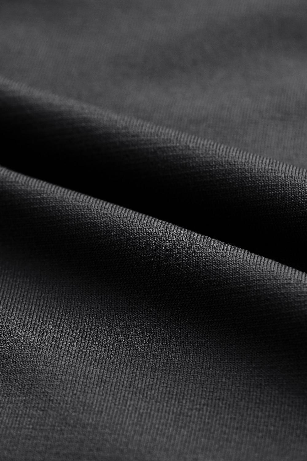 District Vision Full Zip Grid Fleece Black