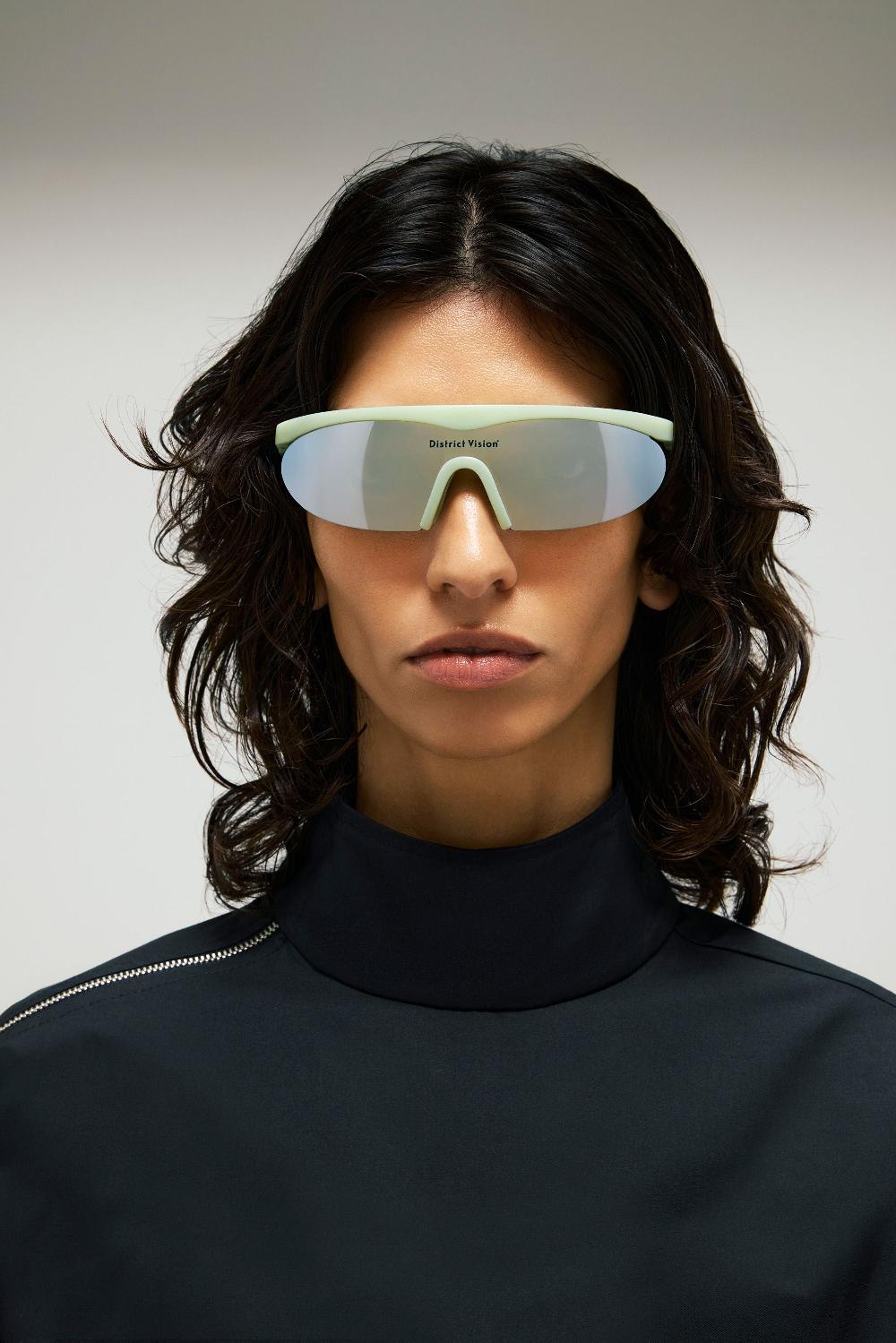 District Vision Koharu Eclipse Mint D+ Taupe Mirror