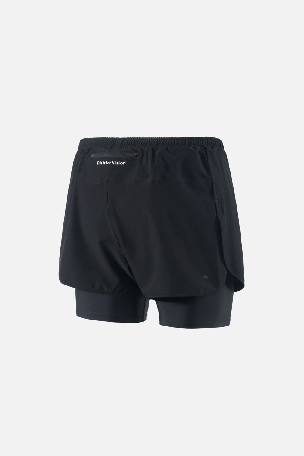 District Vision Layered Trail Shorts Black