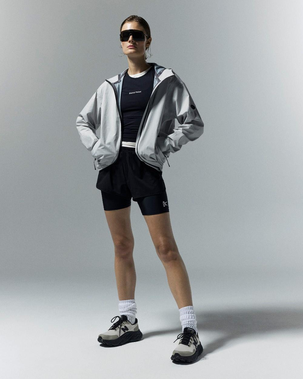 District Vision Layered Trail Shorts Black