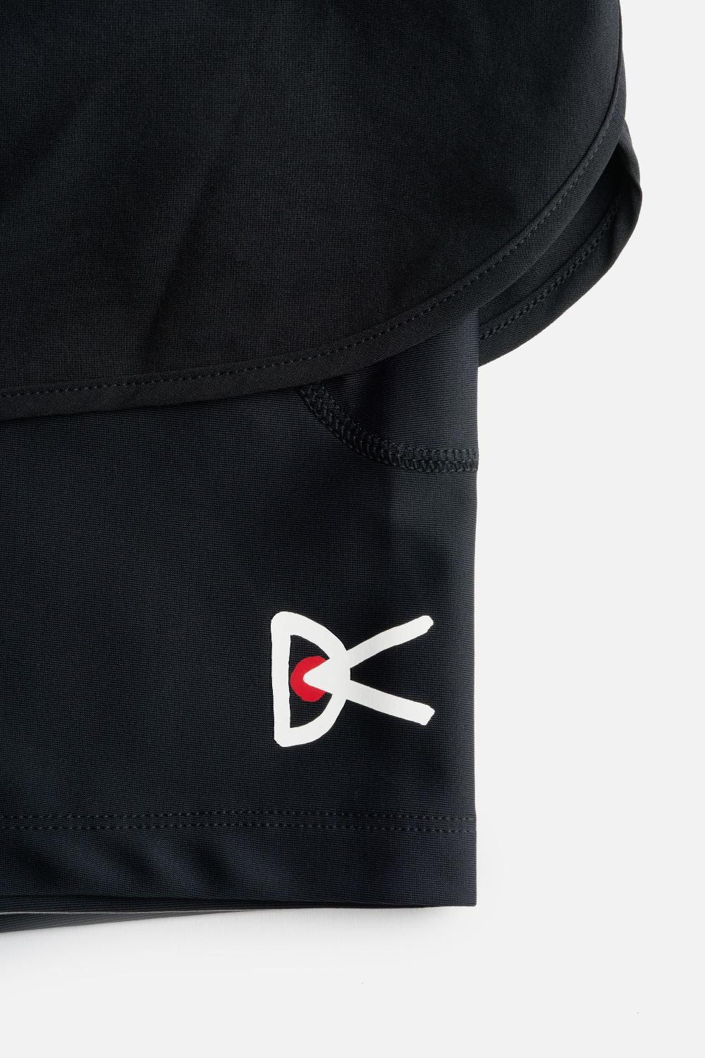 District Vision Layered Trail Shorts Black