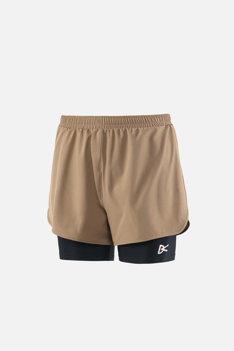 district vision Layered Trail Shorts Morel/Black