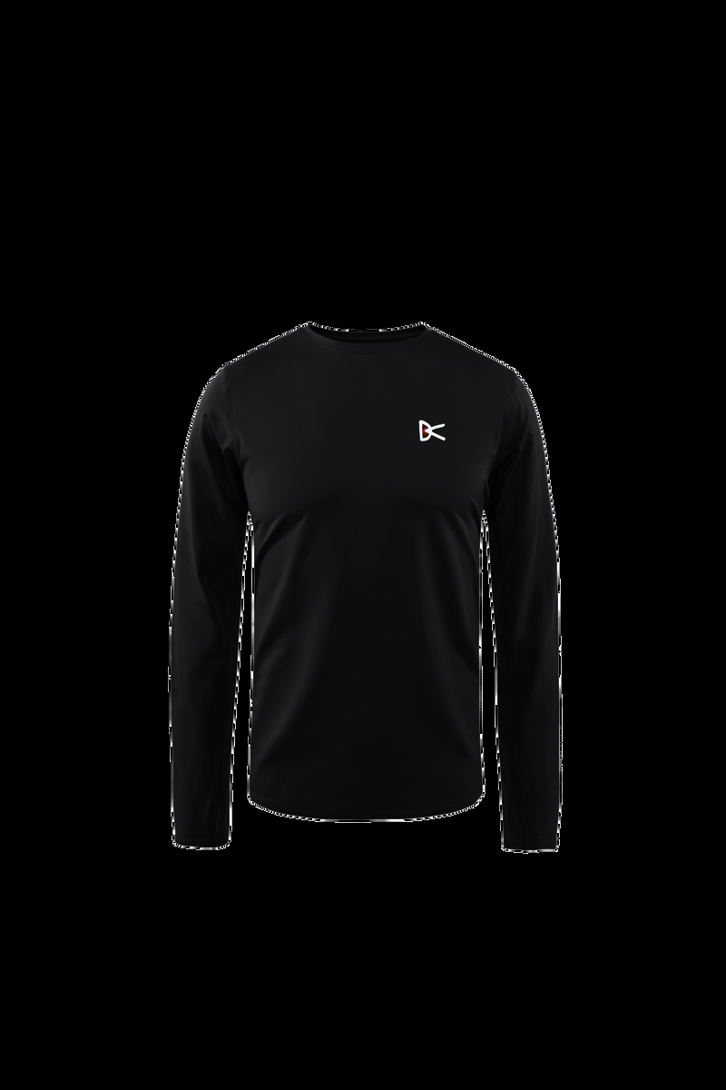 district vision Lightweight Long Sleeve Tee Black