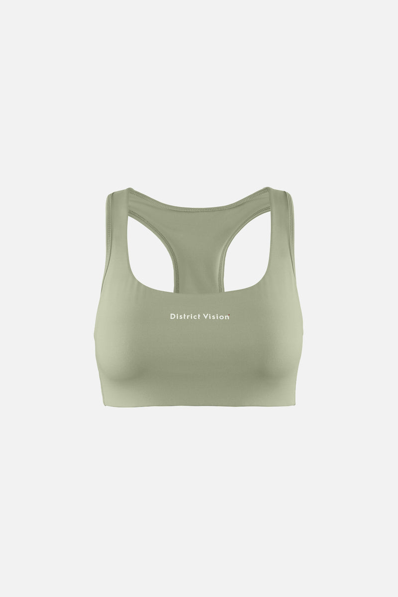 district vision Medium Support Bra Ash