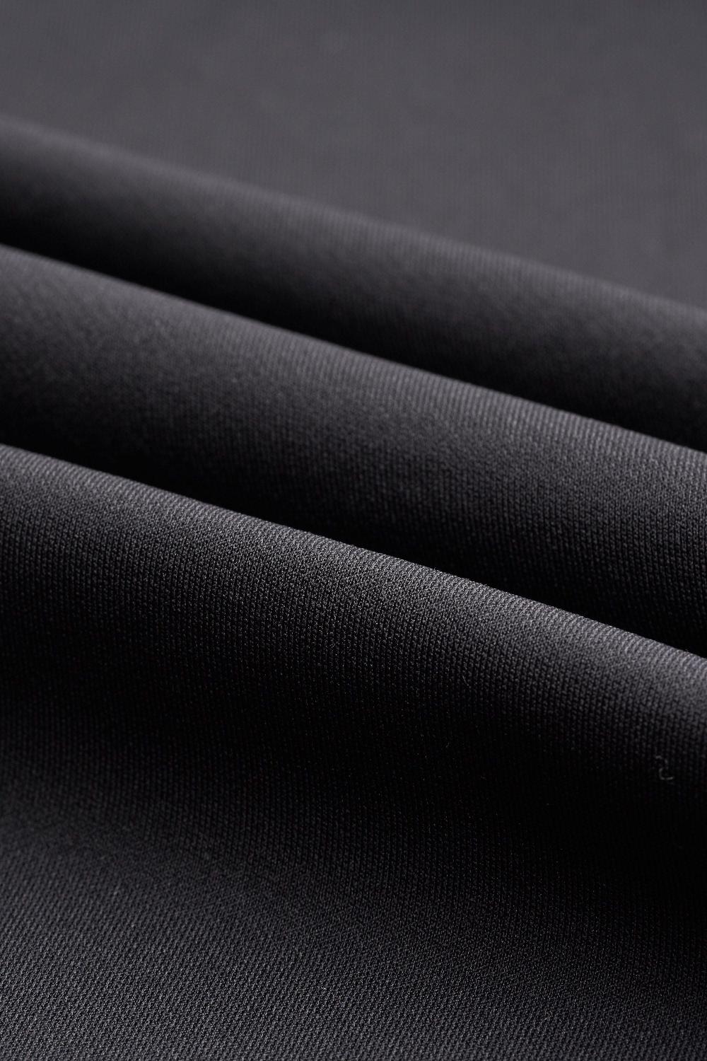 District Vision Paneled Long Sleeve Tee Black