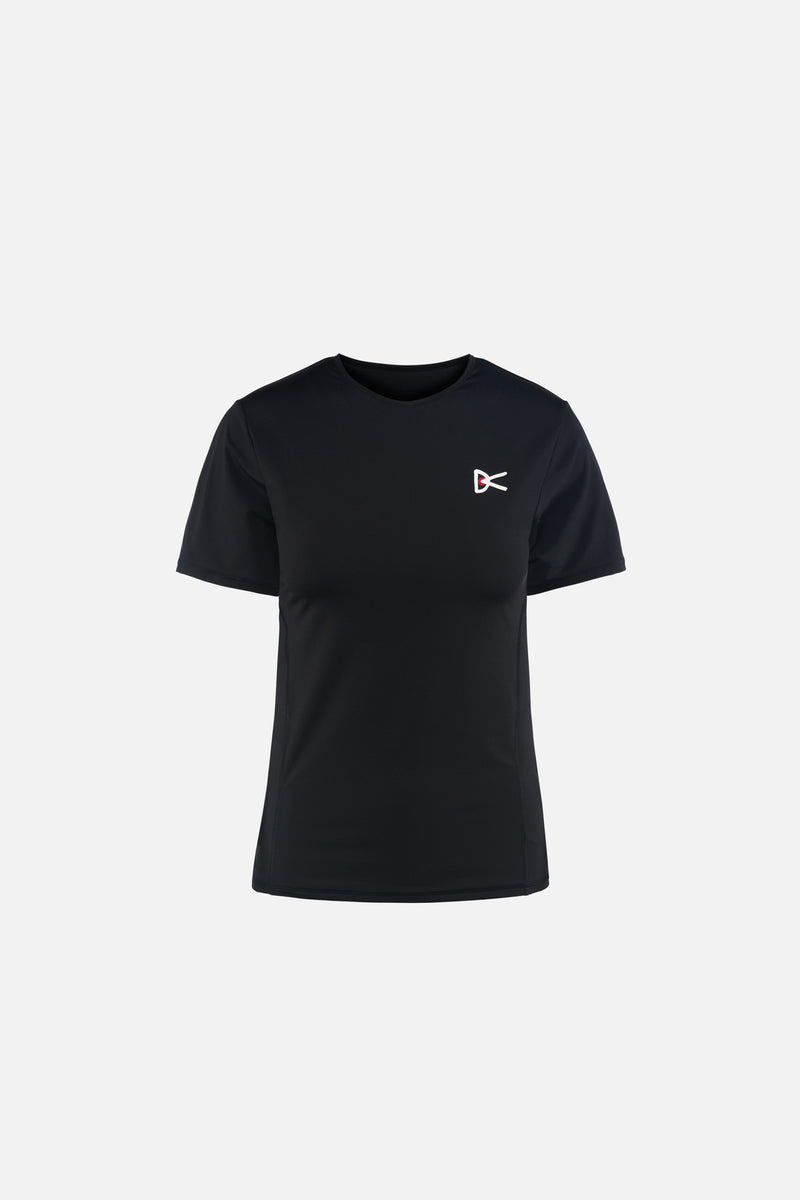 district vision Paneled Short Sleeve Tee Black