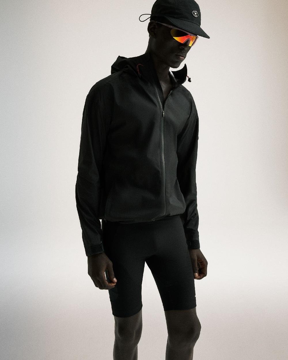 District Vision Performance Paneled Mesh Hat Black