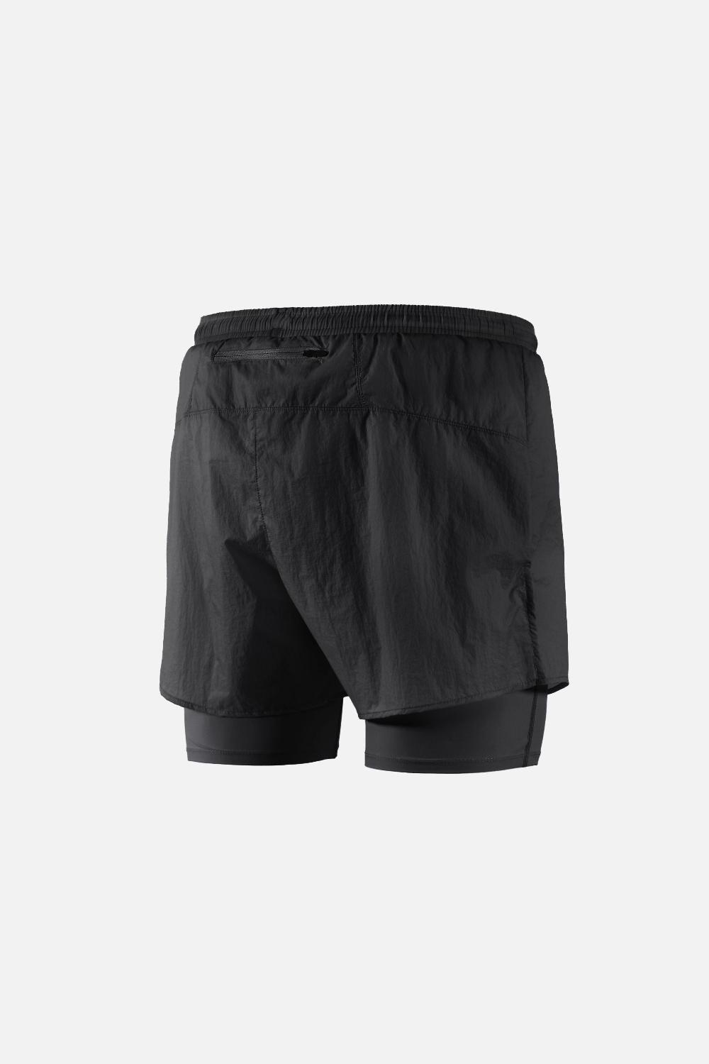 District Vision Ripstop Layered Trail Shorts Black