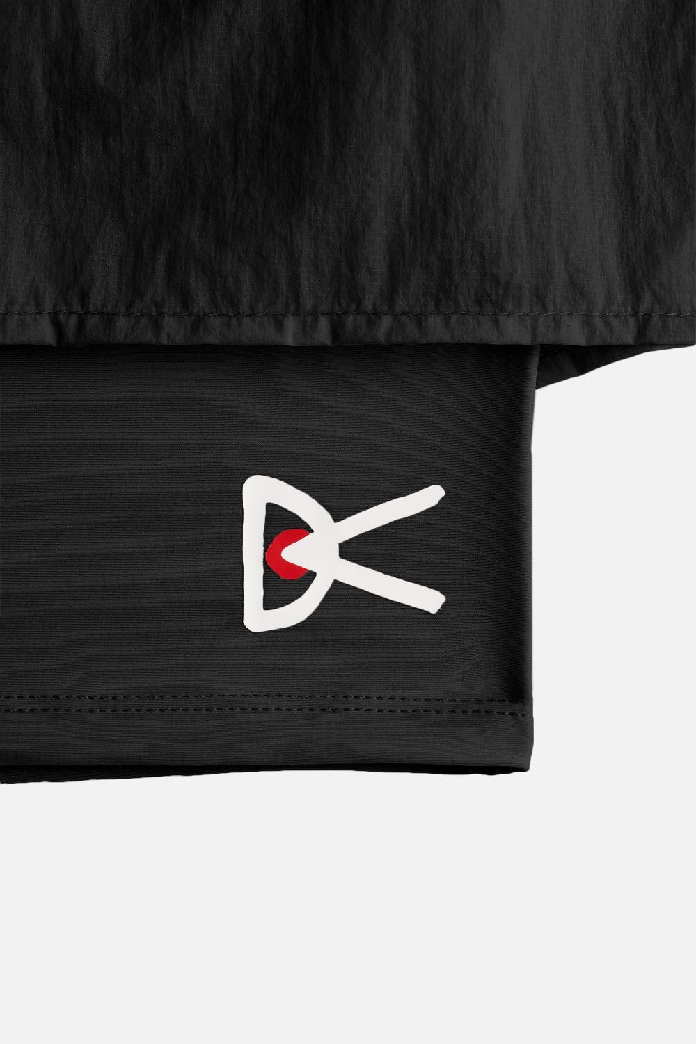 District Vision Ripstop Layered Trail Shorts Black