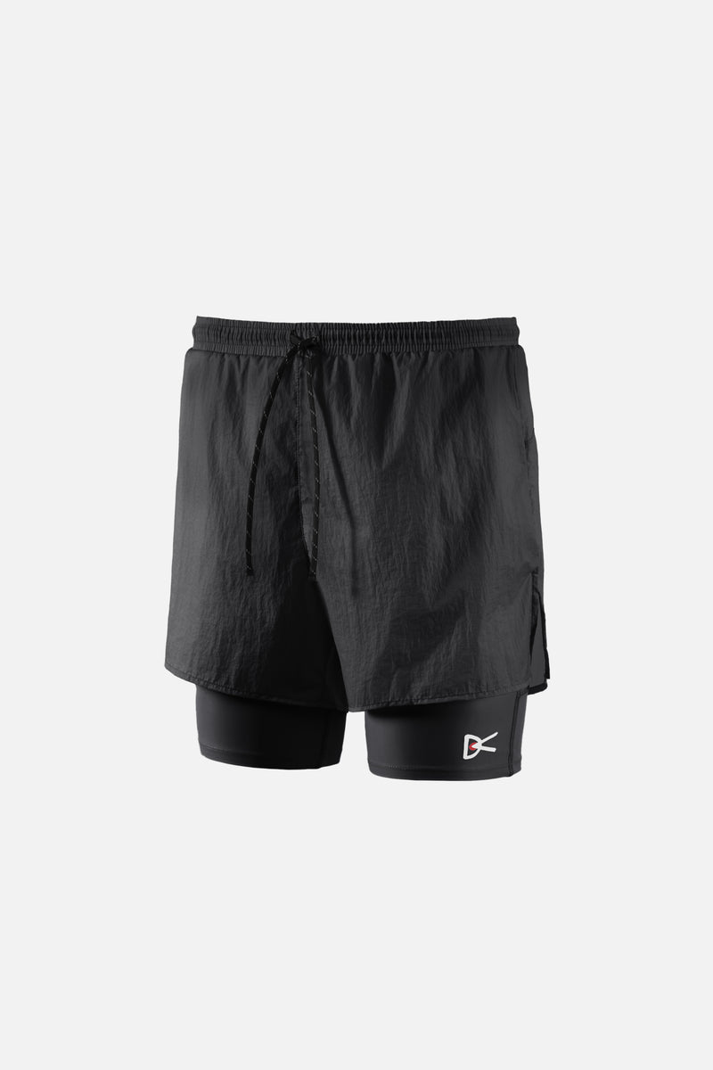district vision Ripstop Layered Trail Shorts Black