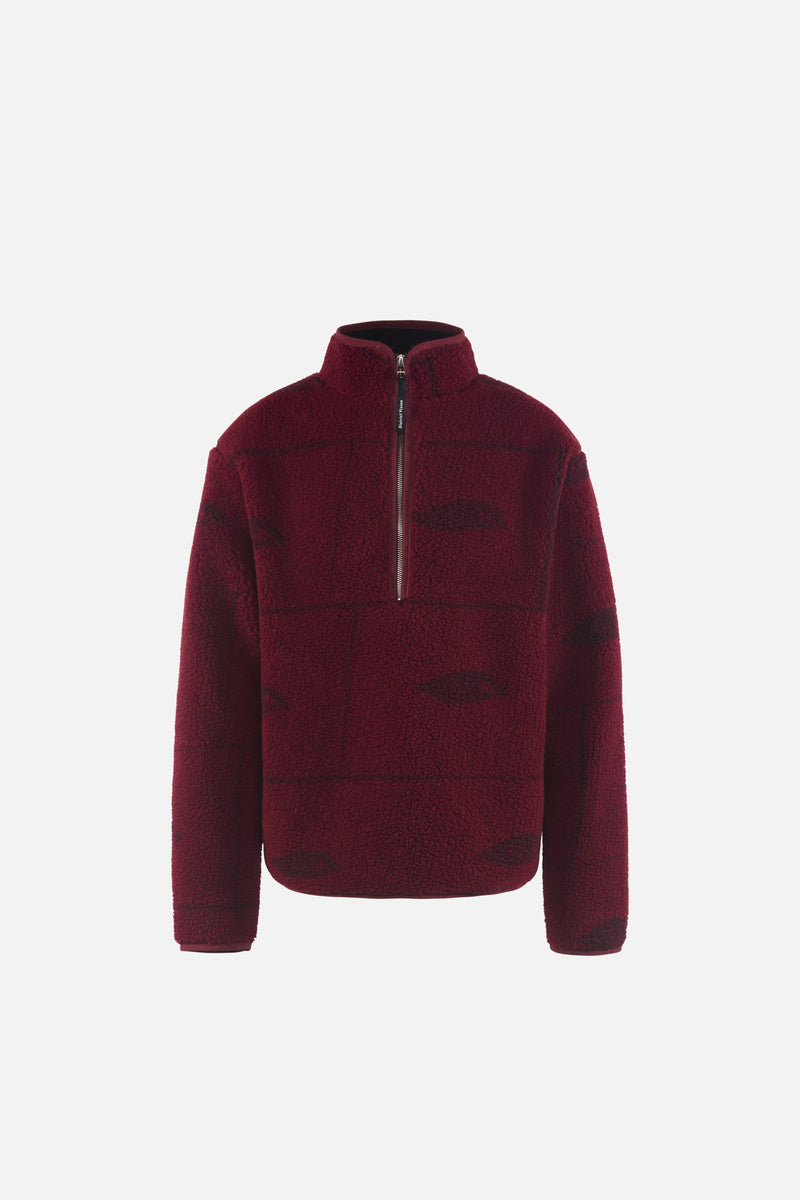 district vision Half-Zip Pile Fleece Hollow Visions