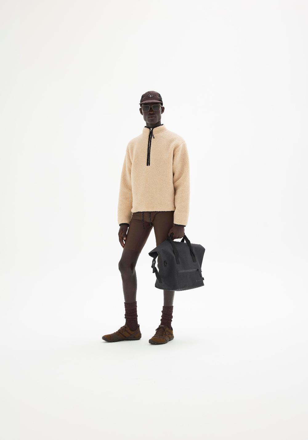 District Vision Heavyweight Half-Zip Pile Fleece Quartz