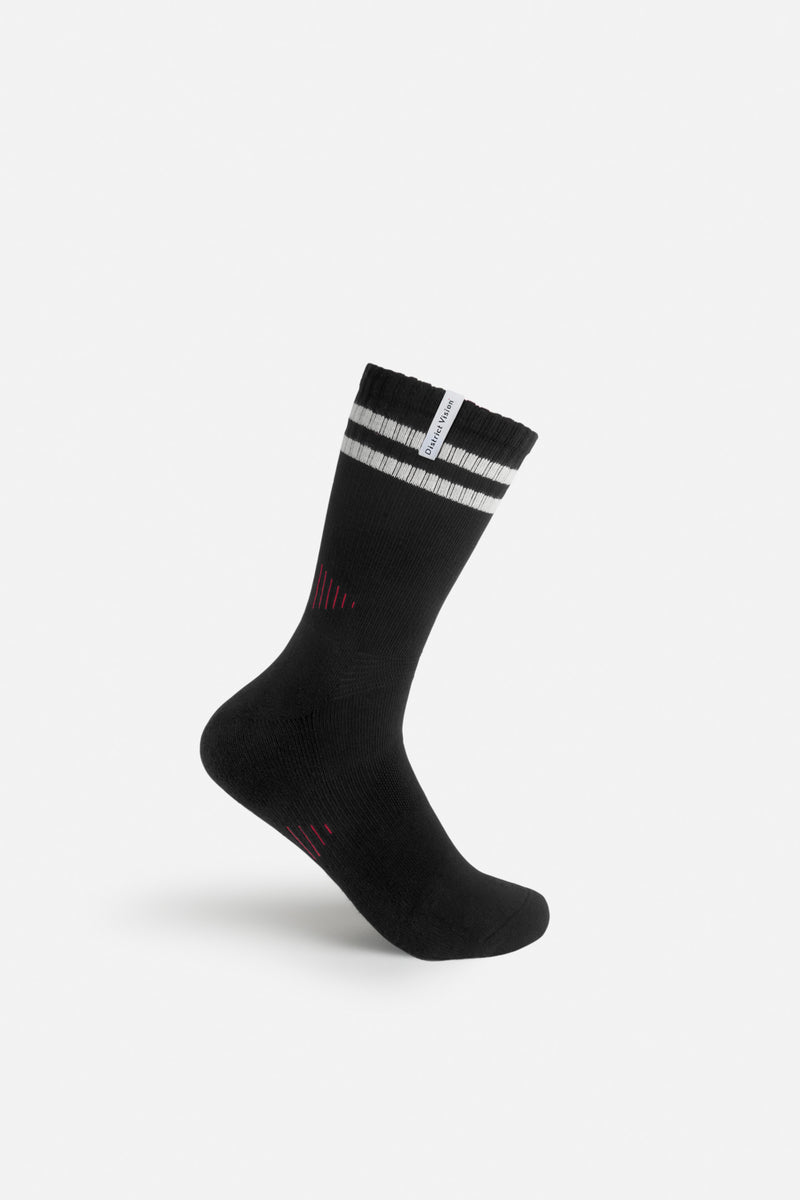 district vision Japanese Organic Cotton Socks Black