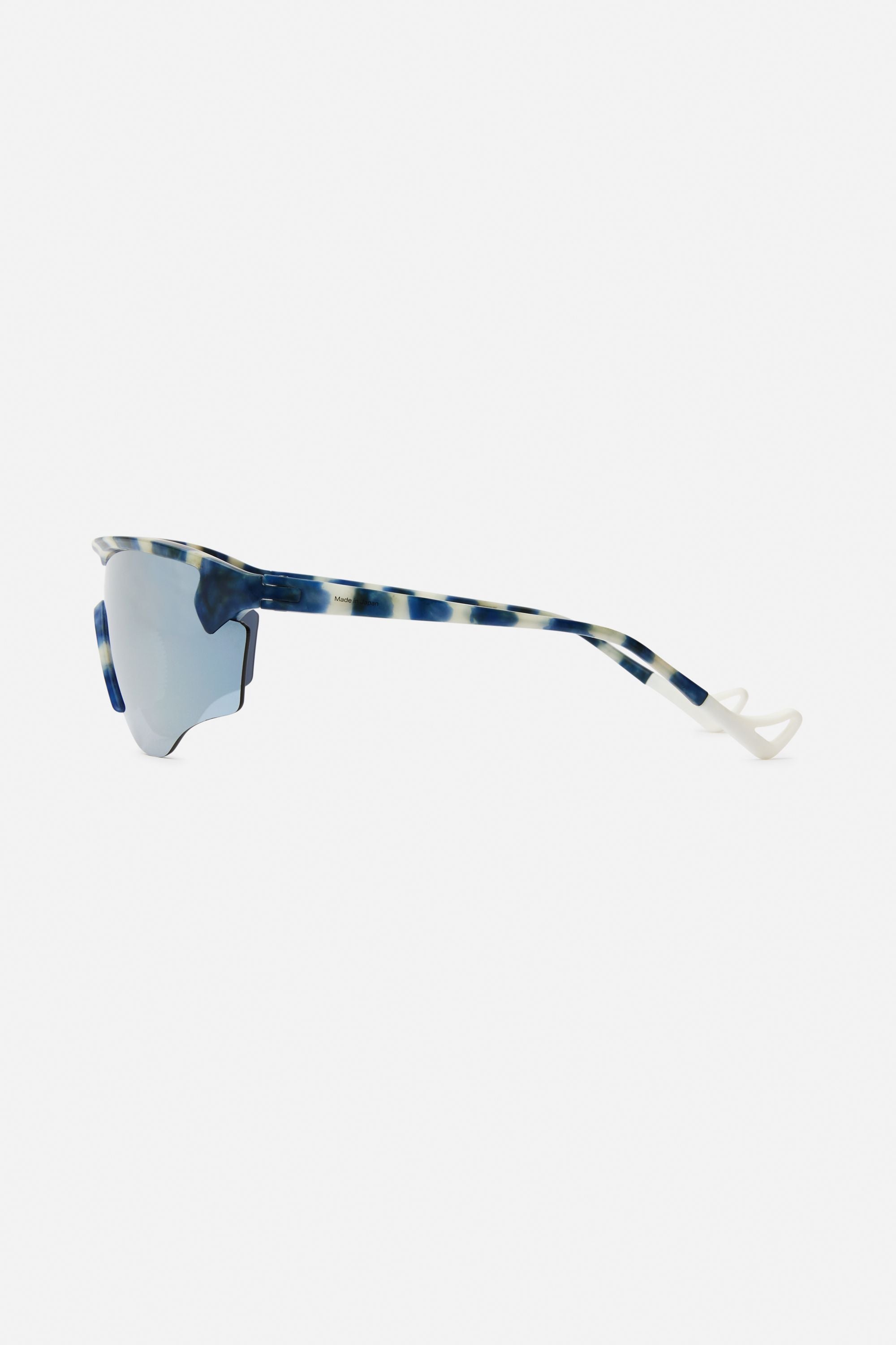 District Vision Junya Racer Navy Mosaic D+ Silver Flash Mirror