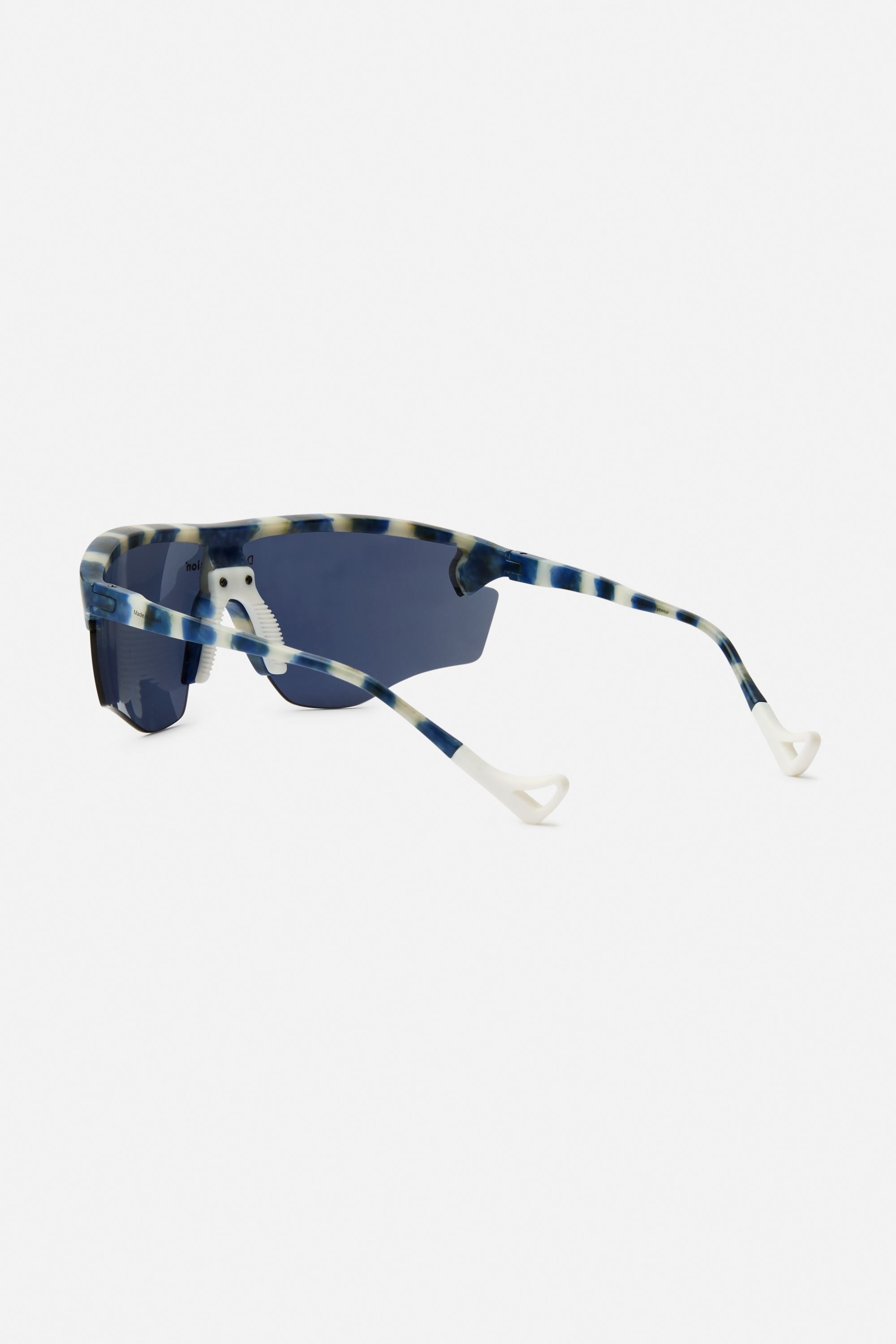 District Vision Junya Racer Navy Mosaic D+ Silver Flash Mirror