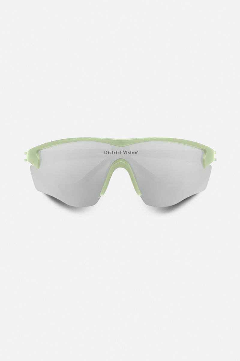 district vision Junya Racer Pistachio D+ Silver Flash Mirror