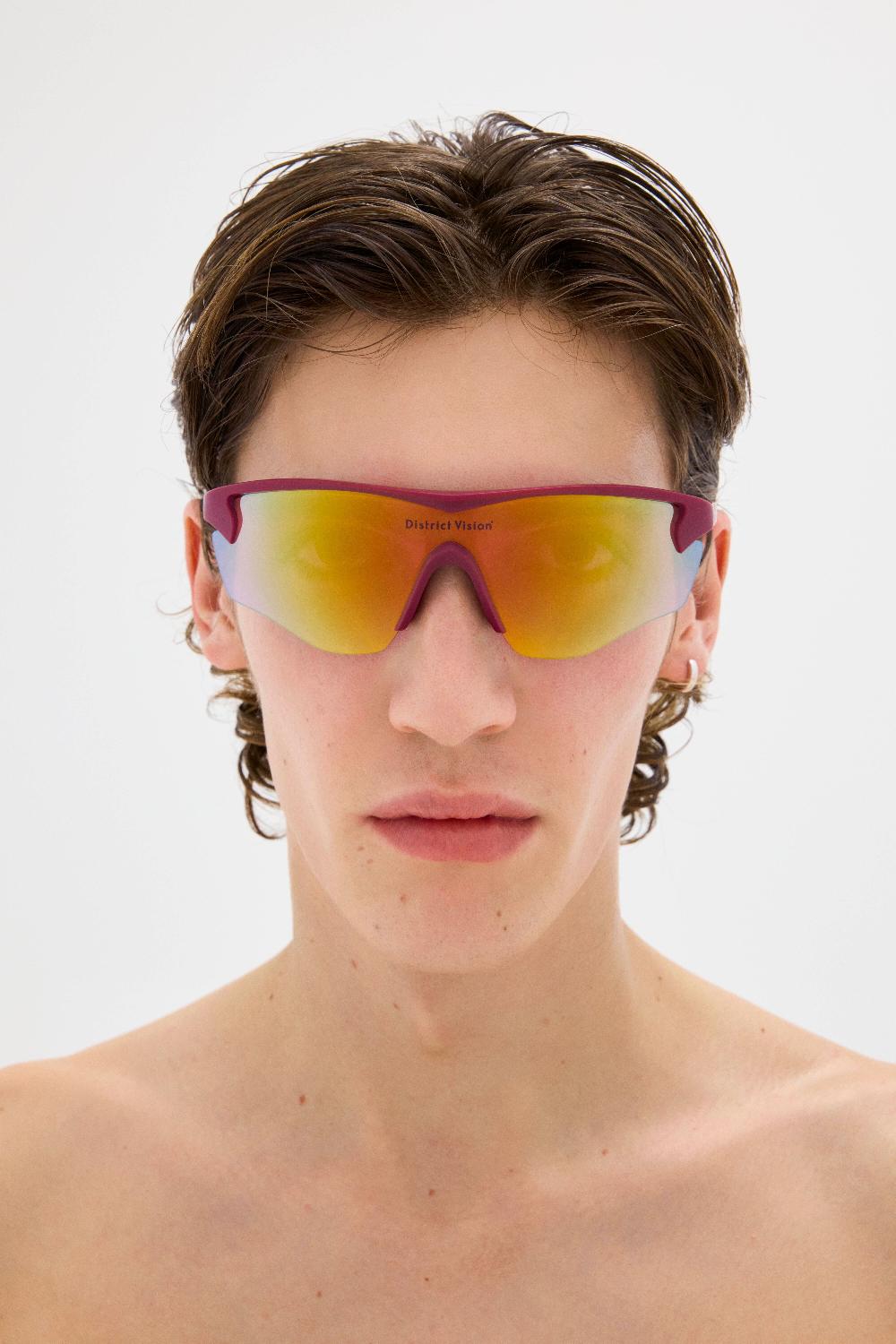 District Vision Junya Racer Raspberry D+ Spectral Mirror