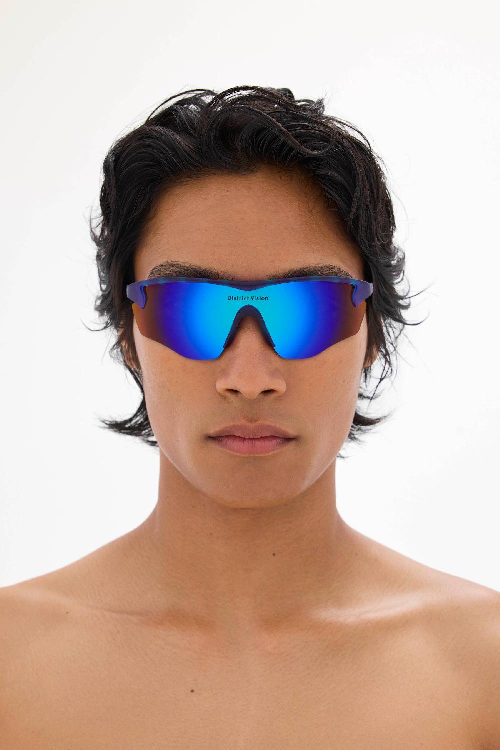 District Vision Junya Racer Violet Tortoise D+ Indigo Mirror