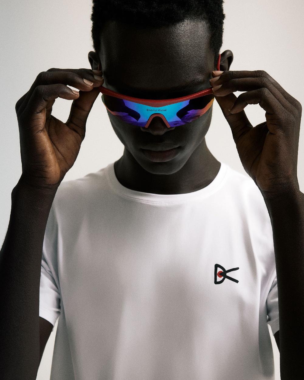 District Vision Koharu Eclipse Metallic Red D+ Blue Mirror