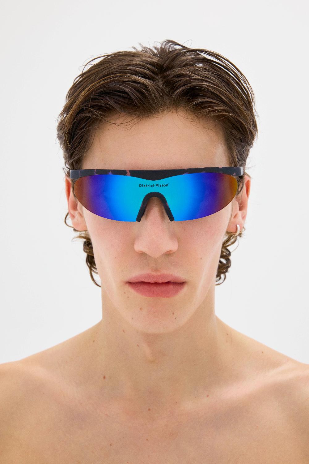 District Vision Koharu Eclipse Navy Pink Mosaic D+ Blue Mirror