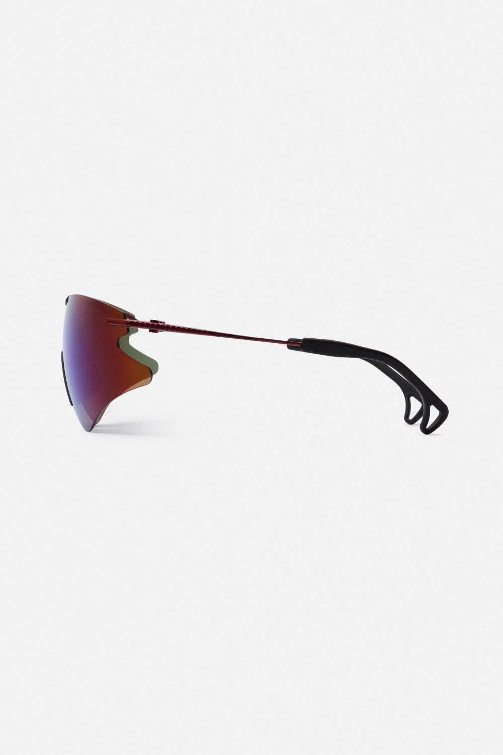 District Vision Kohei Aero Blade Ti Oxblood D+ Blue Mirror