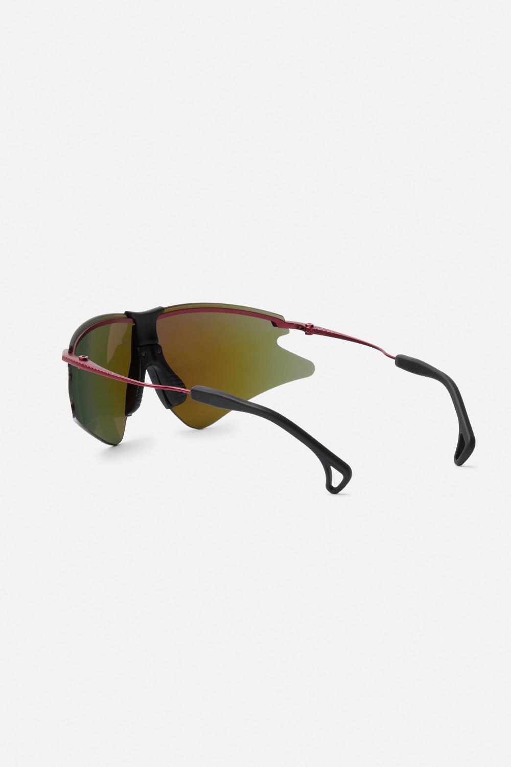 District Vision Kohei Aero Blade Ti Oxblood D+ Blue Mirror