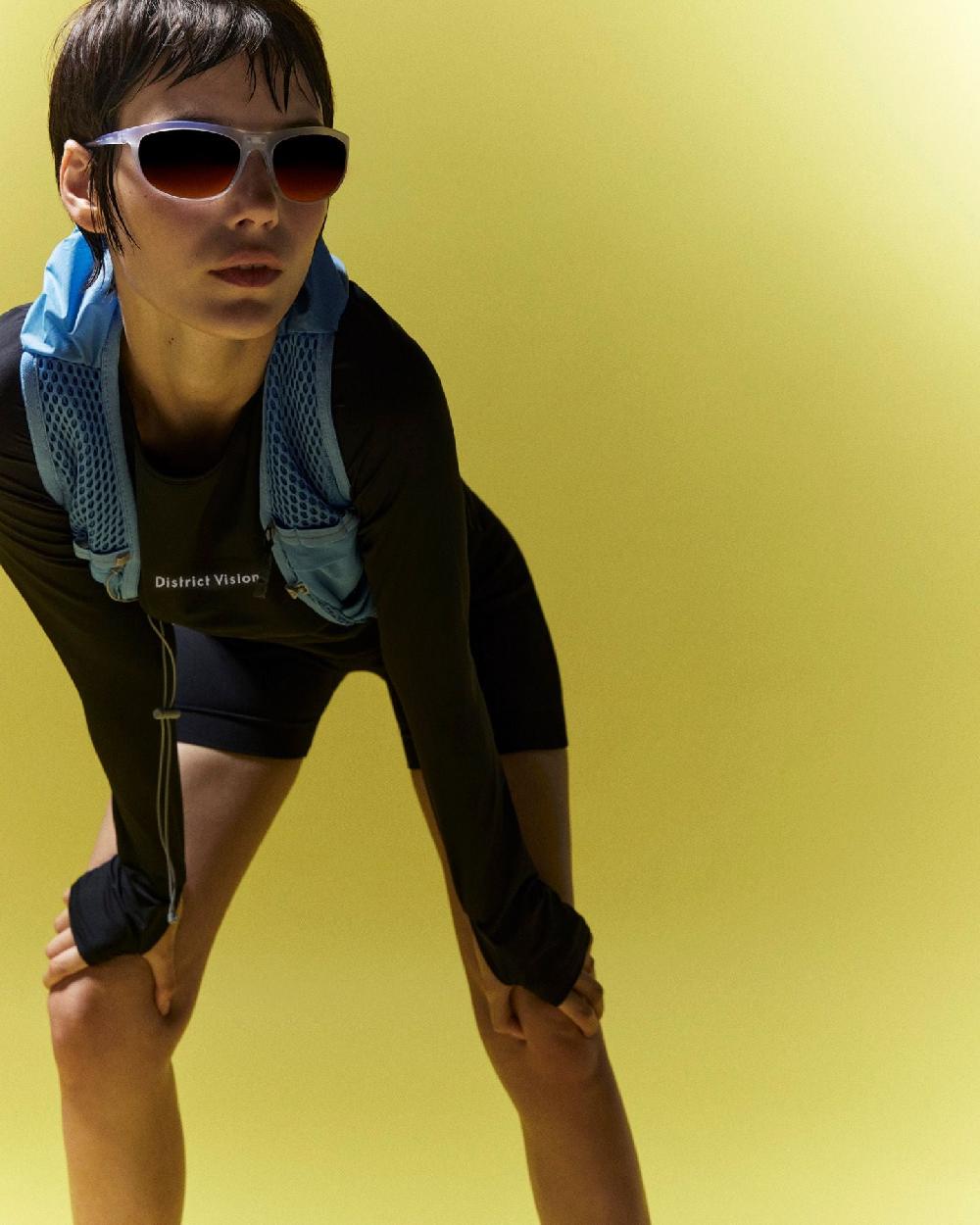 District Vision Lightweight Long Sleeve Fitted Tee Black