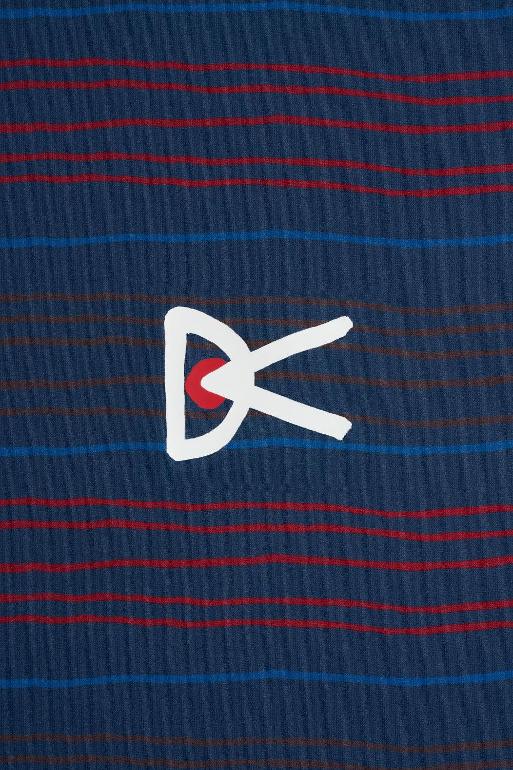 District Vision Lightweight Long Sleeve Graphic Tee Micro Stripes