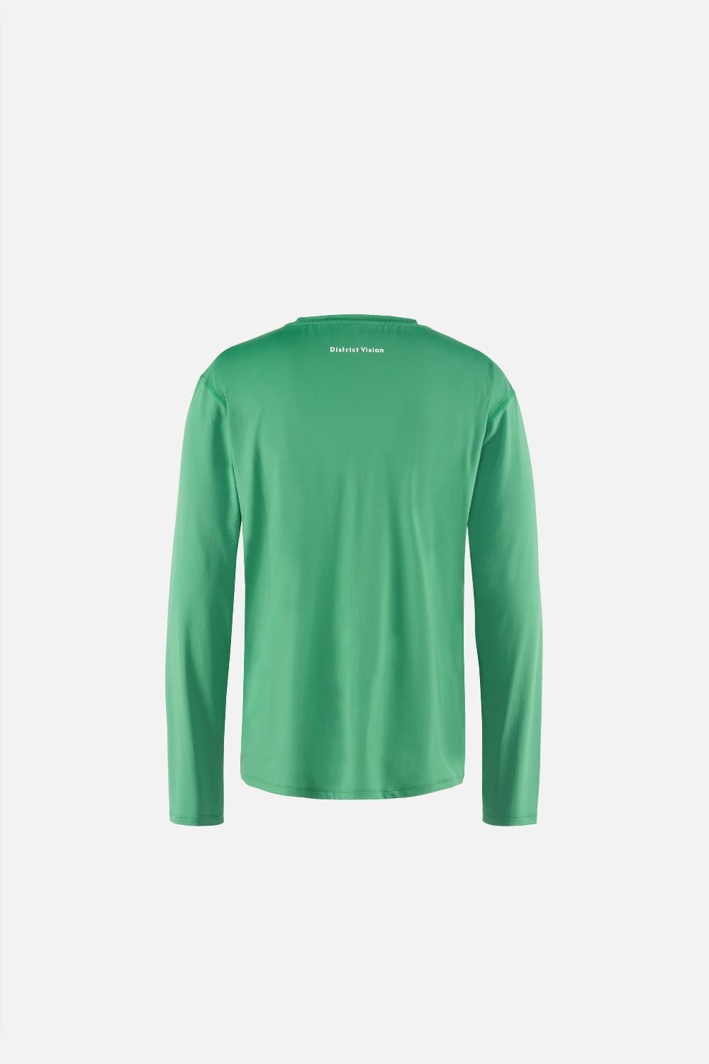 District Vision Lightweight Long Sleeve Spring Green
