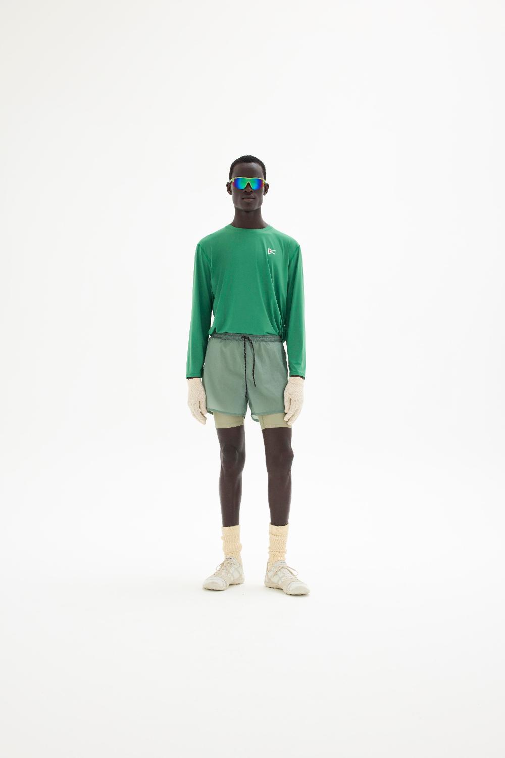 District Vision Lightweight Long Sleeve Spring Green