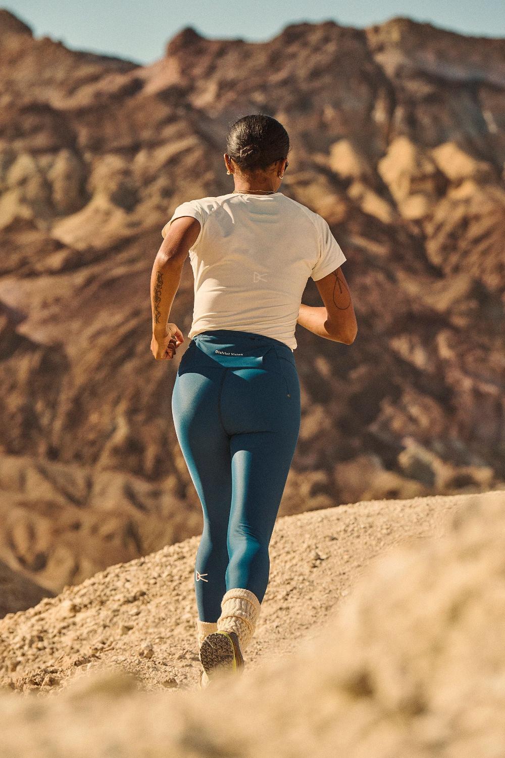 District Vision Lightweight Short Sleeve Fitted Tee Lunar White