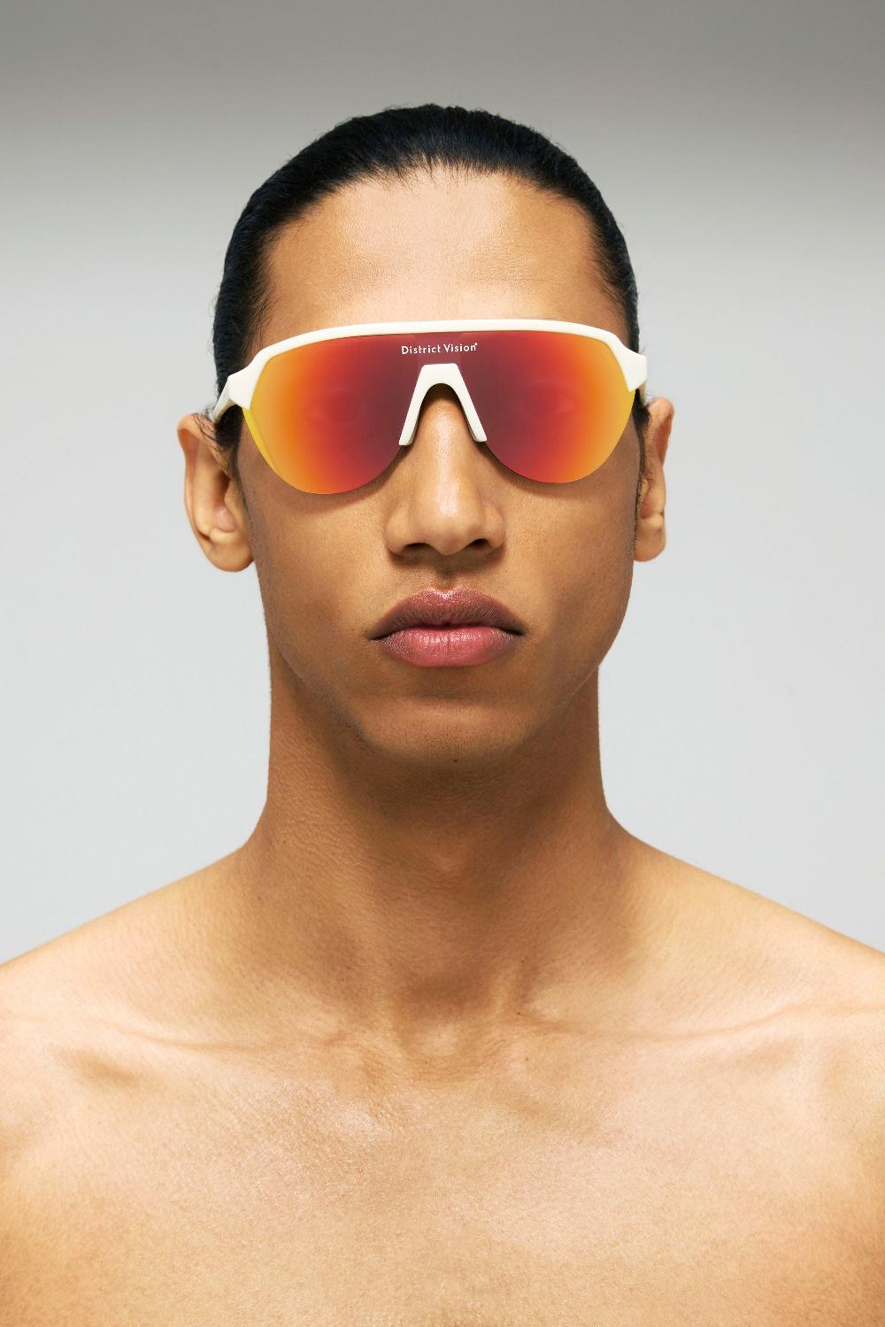 District Vision Nagata Speed Blade Limestone D+ Red Mirror