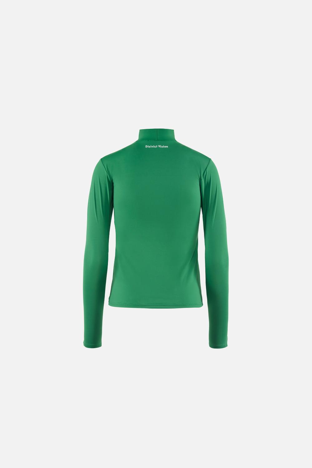 District Vision Paneled Long Sleeve Tee Spring Green
