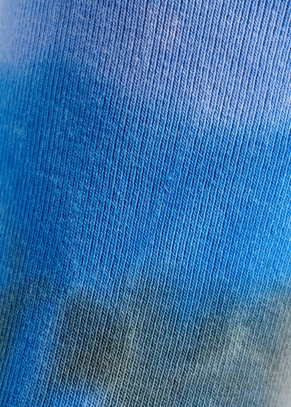 District Vision Performance Cordura Crew Socks Blue Tie Dye