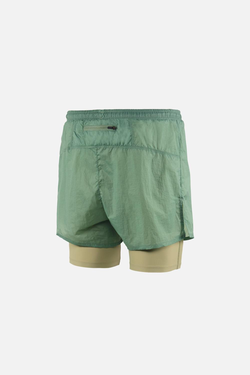 District Vision Ripstop Layered Trail Shorts Mineral-Ash