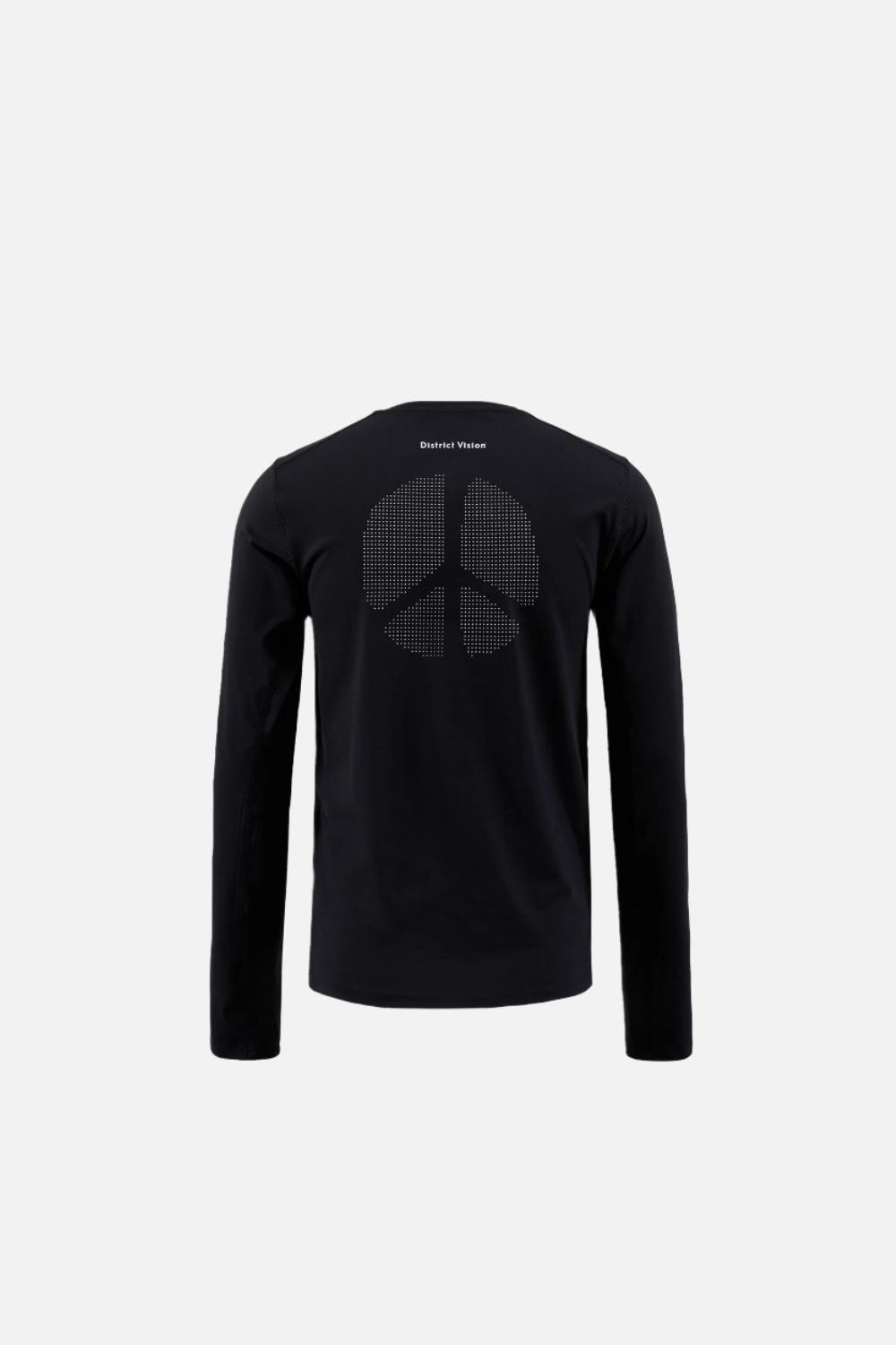 District Vision Ultralight Aloe Long Sleeve Tee Black