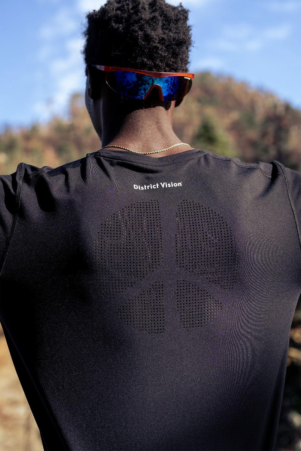 District Vision Ultralight Aloe Long Sleeve Tee Black