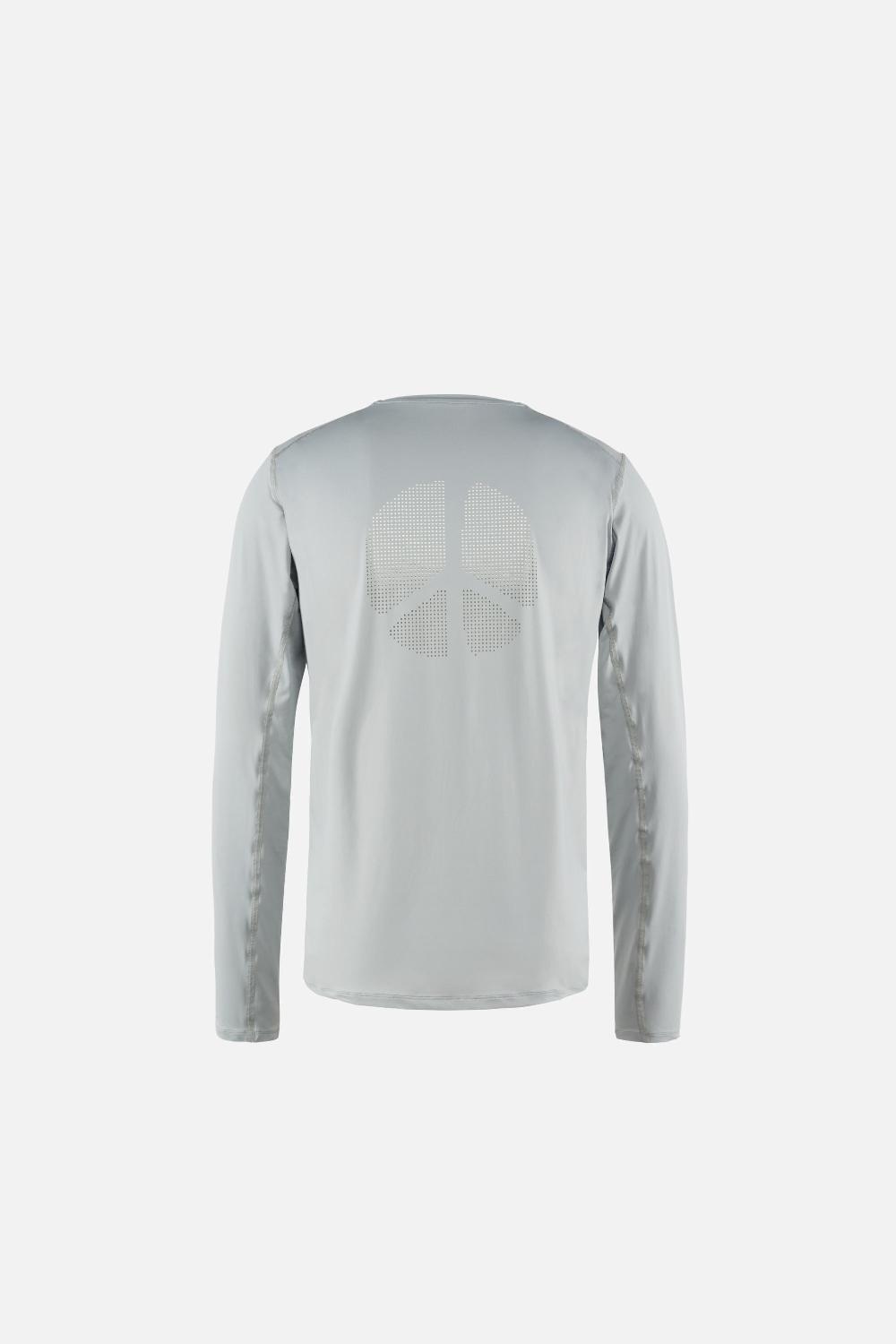 District Vision Ultralight Aloe Long Sleeve Tee Granite
