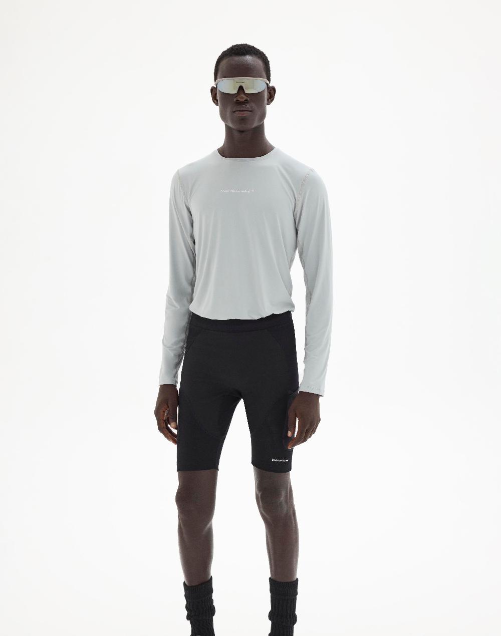 District Vision Ultralight Aloe Long Sleeve Tee Granite