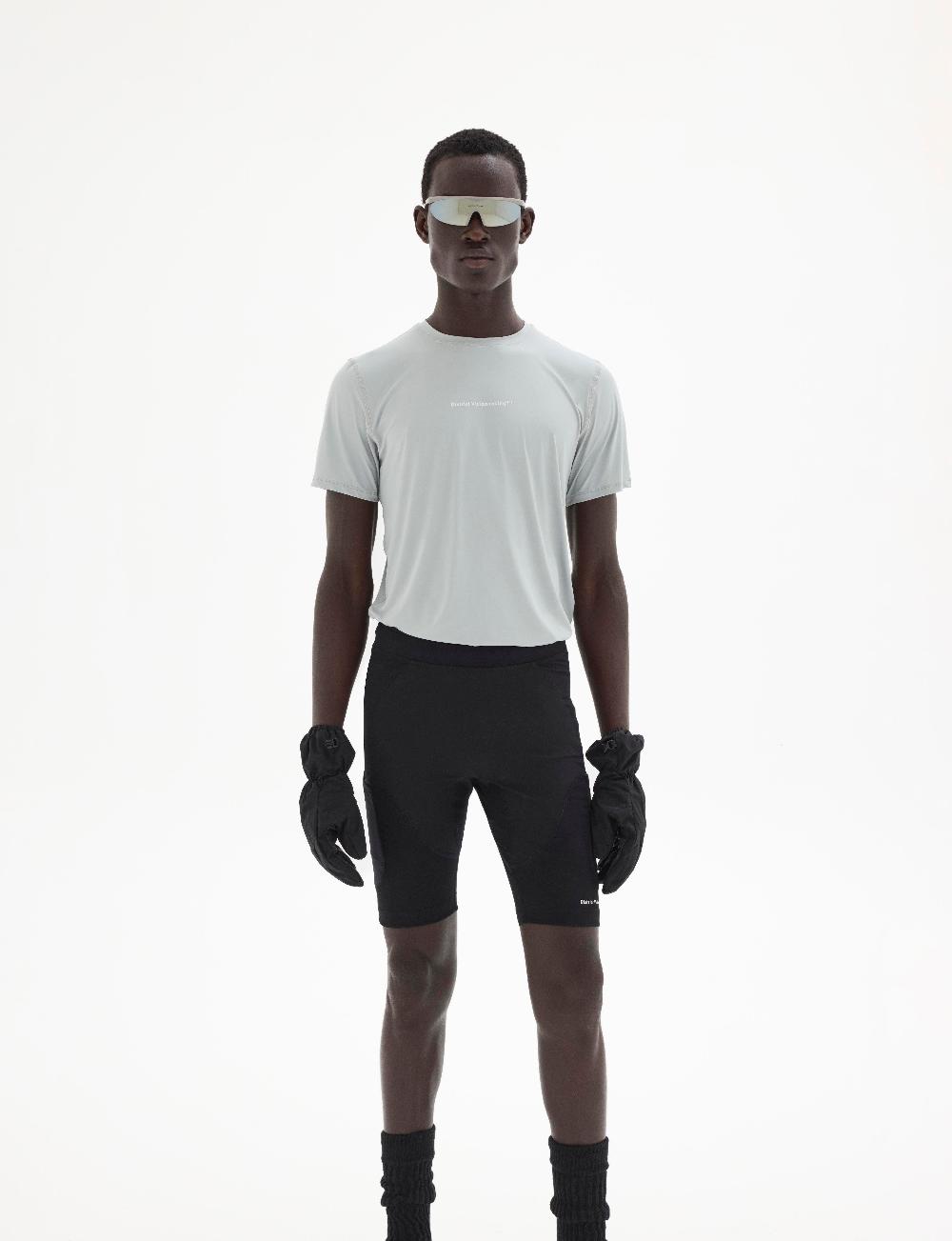 District Vision Ultralight Aloe Short Sleeve Tee Granite