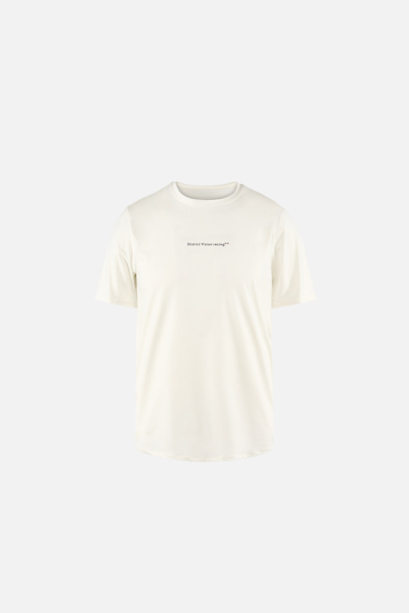 district vision Ultralight Aloe Short Sleeve Tee Lunar White